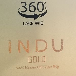 100 % human hair never worn, still in package.